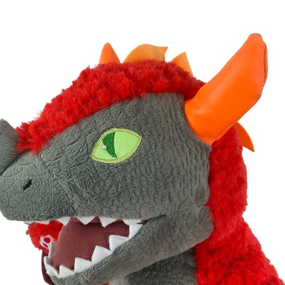 Build-A-Bear Great Wolf Lodge MagiQuest Charlock Red Dragon Plush 17” - Picture 10 of 12